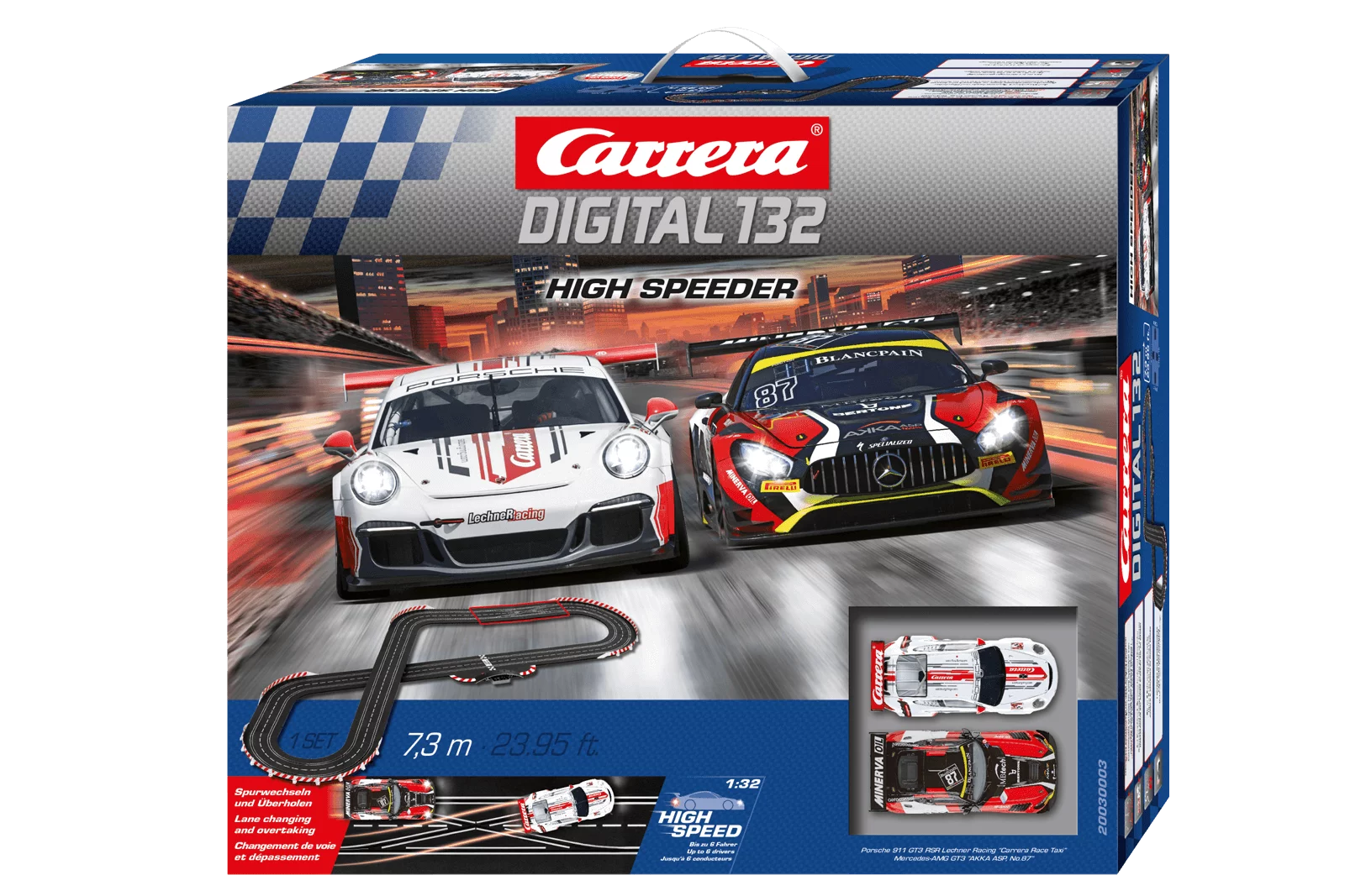 carrera-digital-132-high-speeder-rennbahn-set-7-3-m-gt image 1