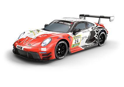 carrera-action-porsche-911-gt3-r-lionspeed-rc-auto-2-4ghz-no-24 image 1