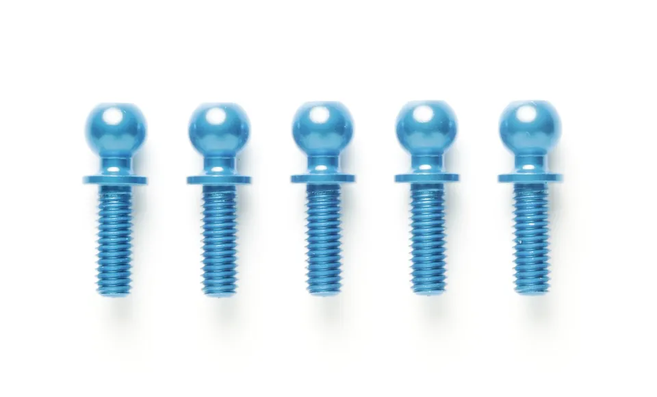 tamiya-db-01-kugelkopf-rc-tuningteil-alu-blau-5x8-mm-5-stk image 1