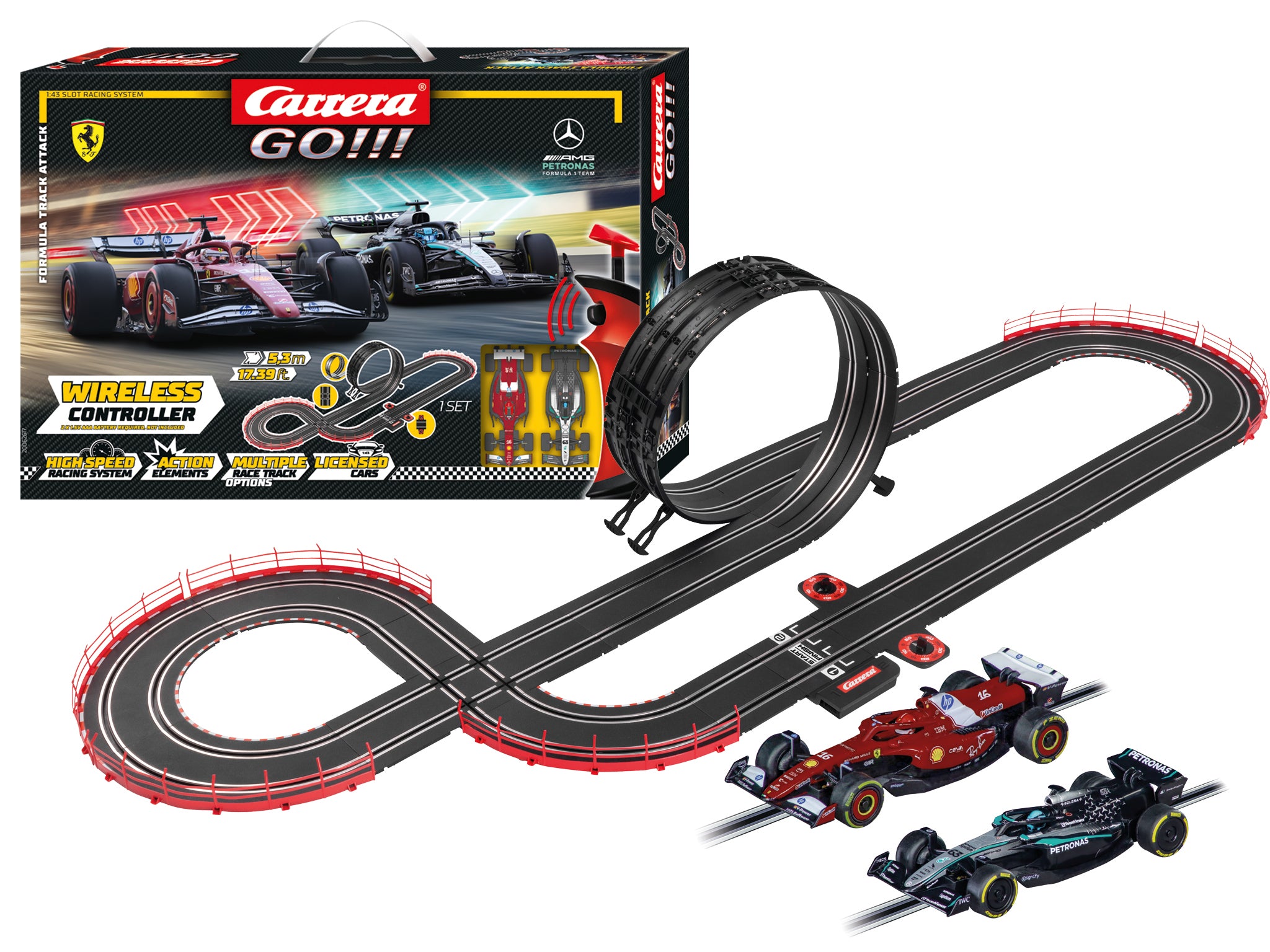carrera-go-formula-track-attack-rennbahn-set-1-43-wireless image 2
