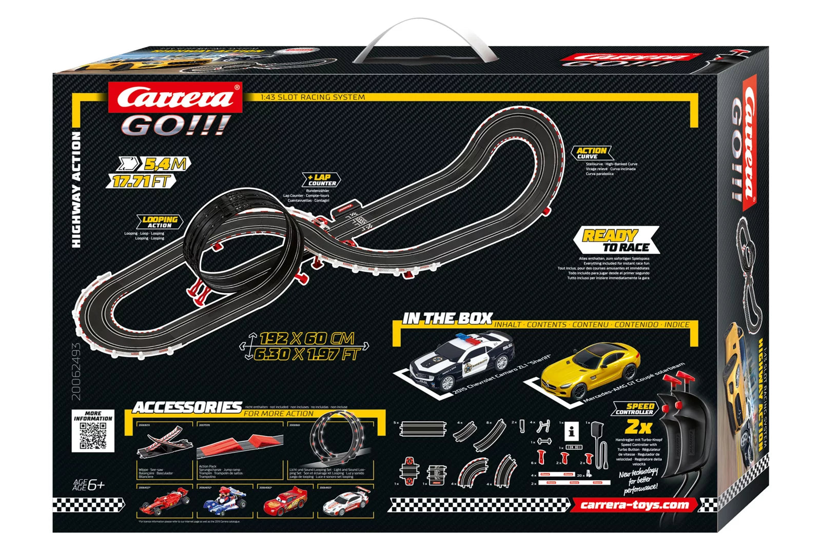 carrera-go-highway-action-rennbahn-set-5-4-m-1-43 image 2