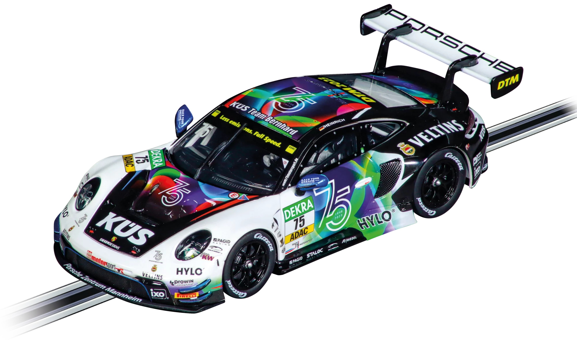 carrera-rc-carrera-digital-132-porsche-911-gt3-r-slotcar-no-75-dtm image 1