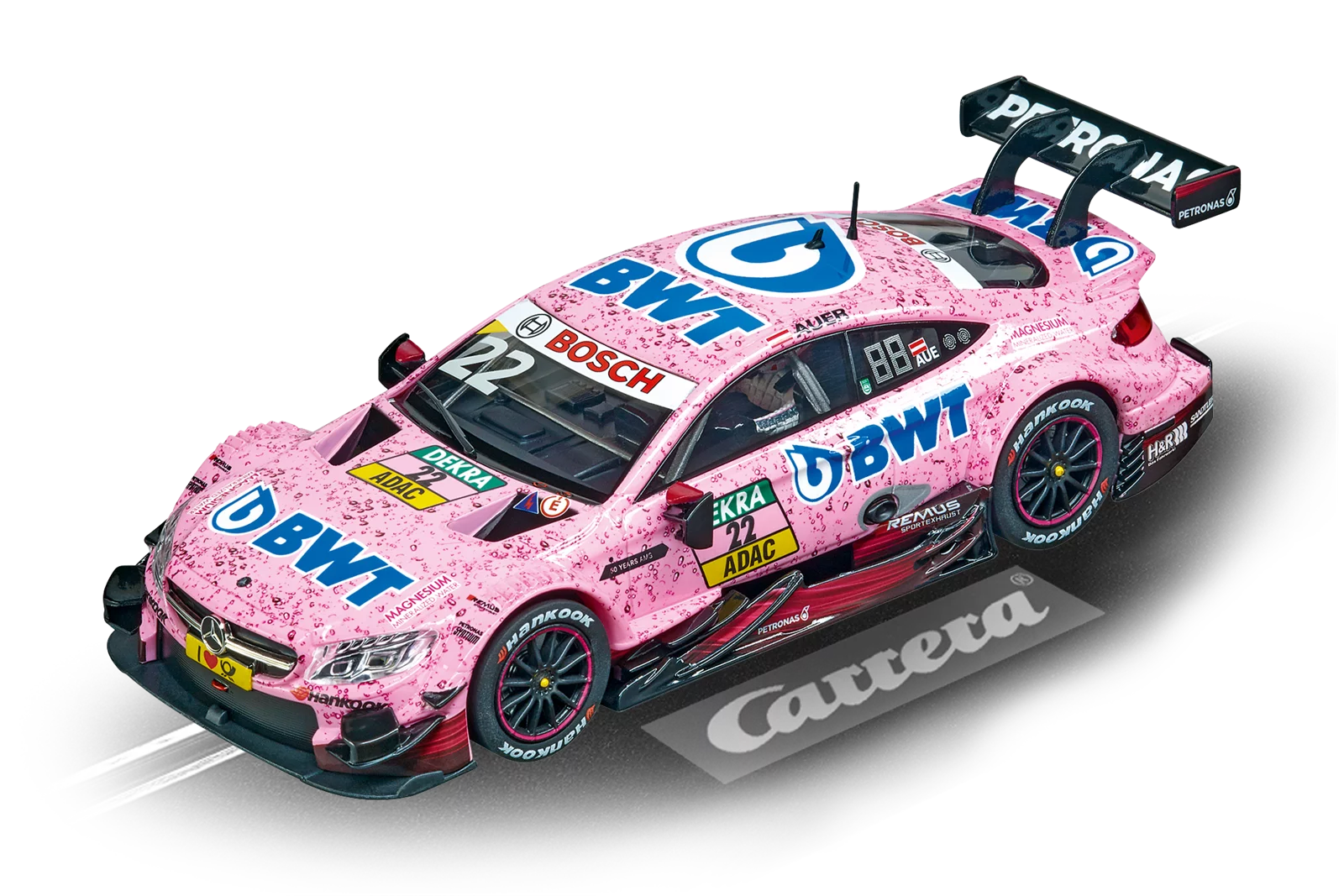 carrera-digital-132-mercedes-amg-c-63-dtm-slotcar-l-auer-no-22 image 1
