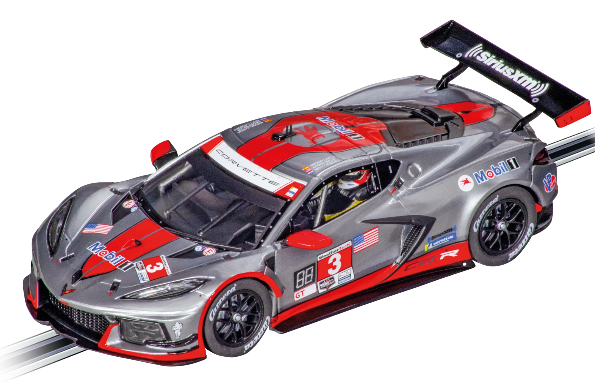 carrera-evolution-corvette-c8-r-slotcar-no-3-sebring-1-32 image 1