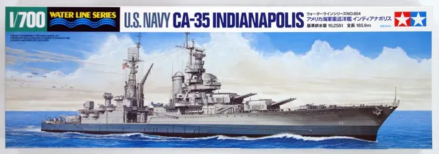 tamiya-us-ca-35-indianapolis-schiff-1-700-waterline-bausatz image 1