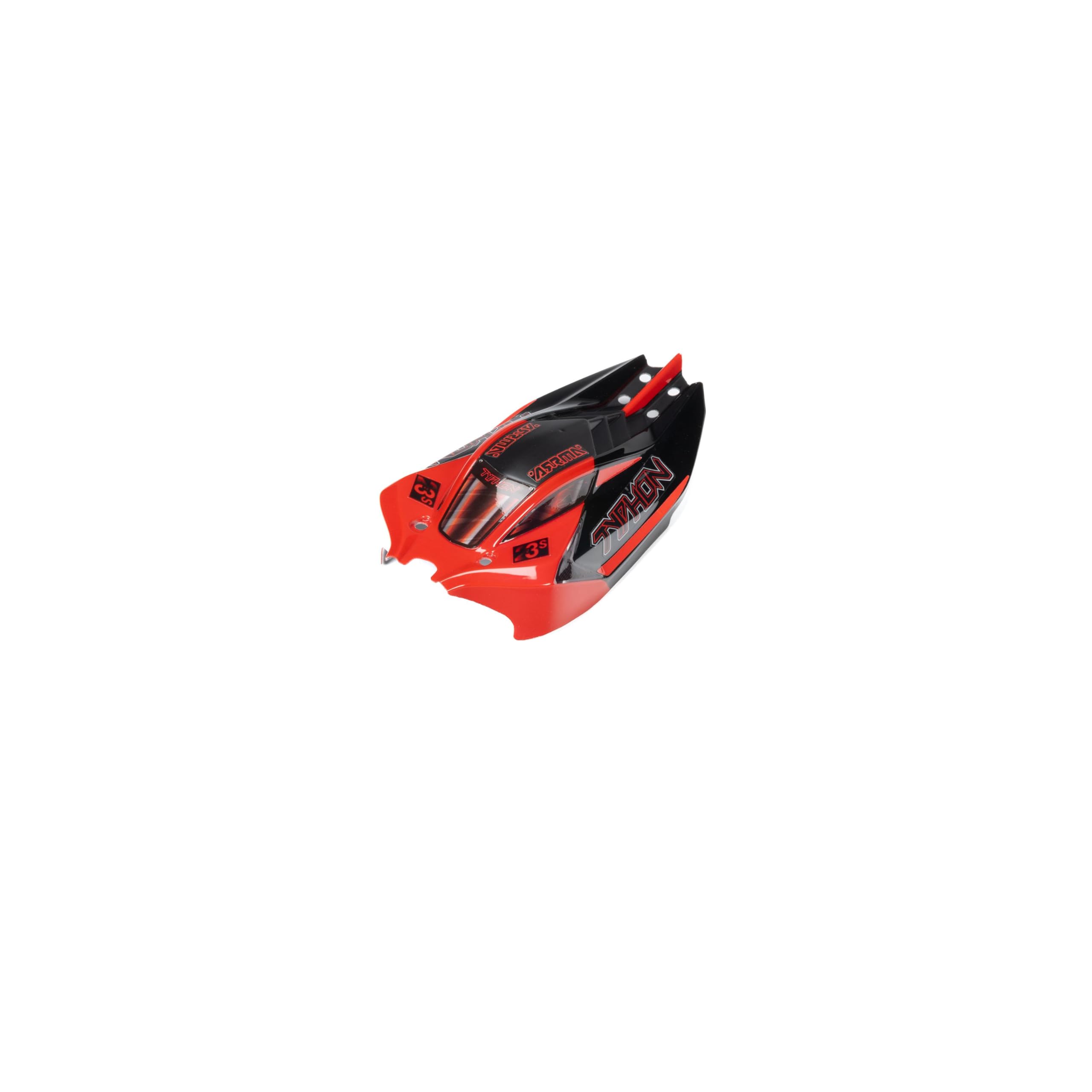 arrma-grom-typhon-karosserie-rot-schwarz-ara-1561 image 1