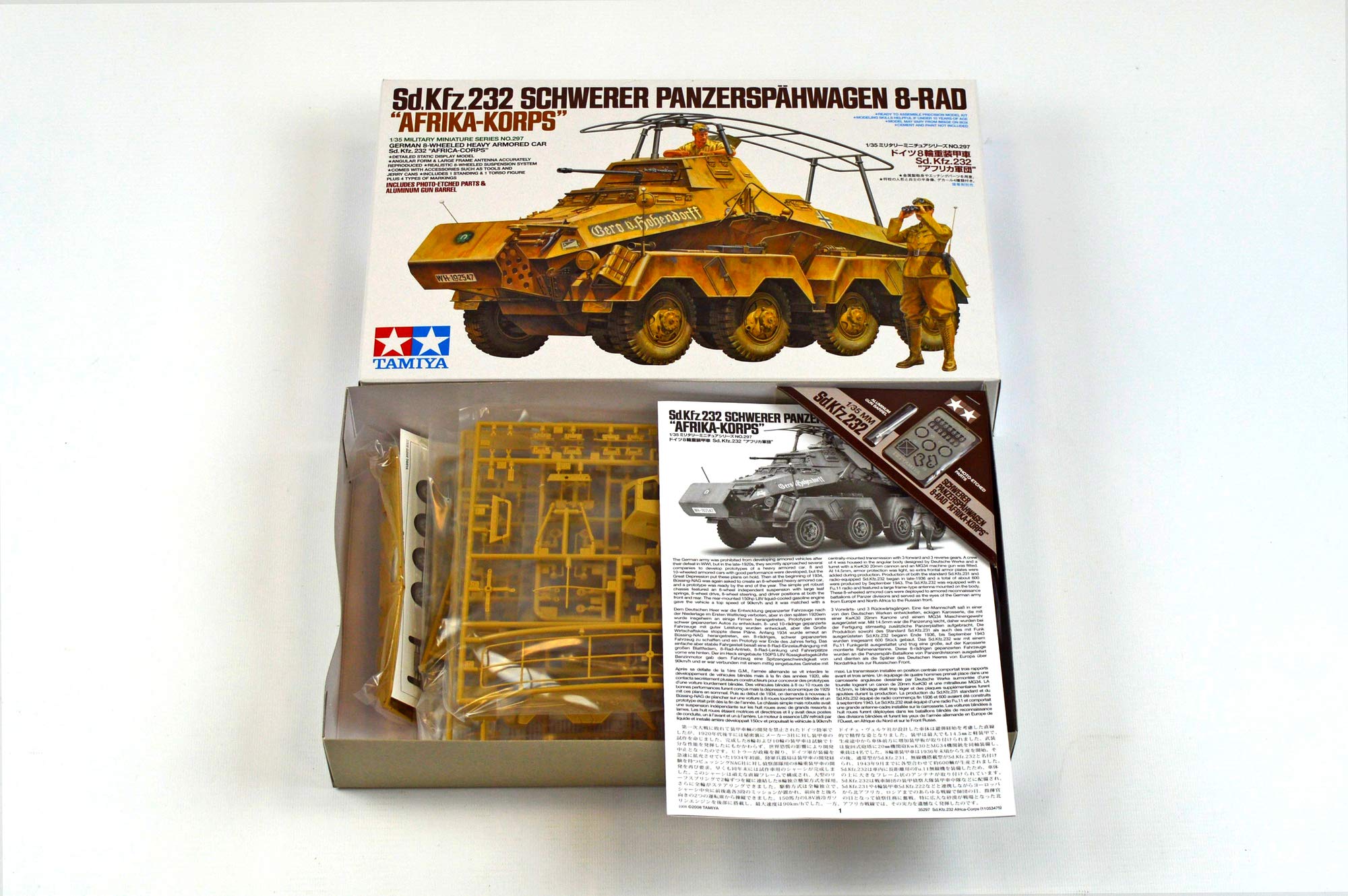 tamiya-300035297-sdkfz-232-afrika-bausatz-panzer-1-35 image 2