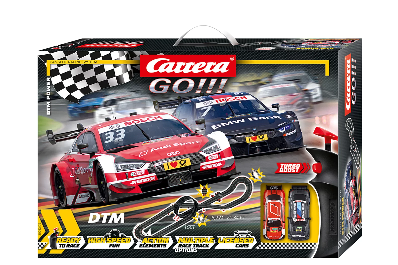 carrera-go-dtm-power-autorennbahn-bmw-m4-vs-audi-rs-5 image 1
