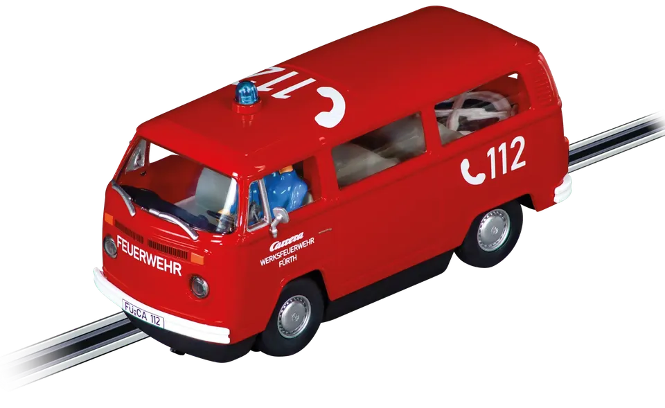 carrera-digital-132-vw-bus-t2b-feuerwehr-slotcar-1-32 image 1