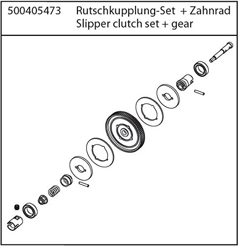 carson-x10e-hauptzahnrad-rutschkupplung-500405473-ersatzteil image 3