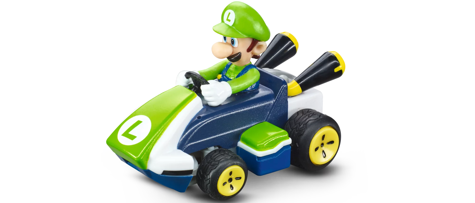 carrera-mario-kart-mini-rc-luigi-2-4-ghz-fernauto-paperbox image 3