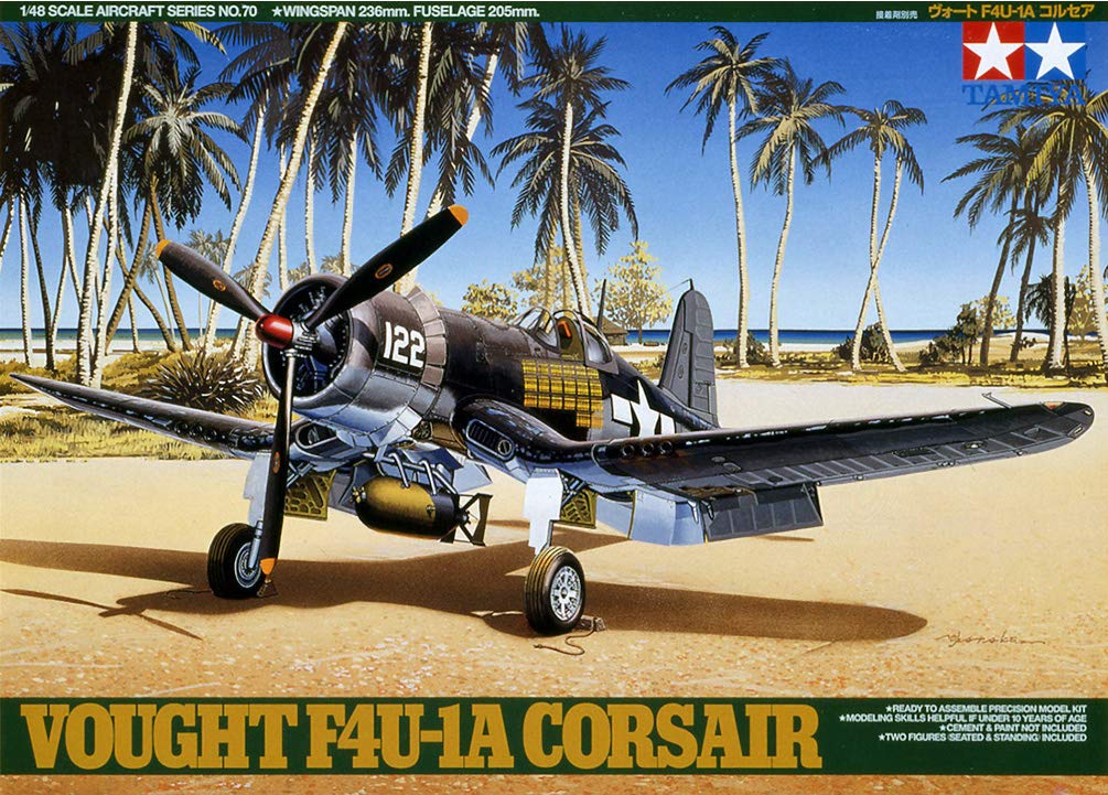 tamiya-61070-vought-f4u-1a-corsair-1-48-flugzeug-bausatz image 5