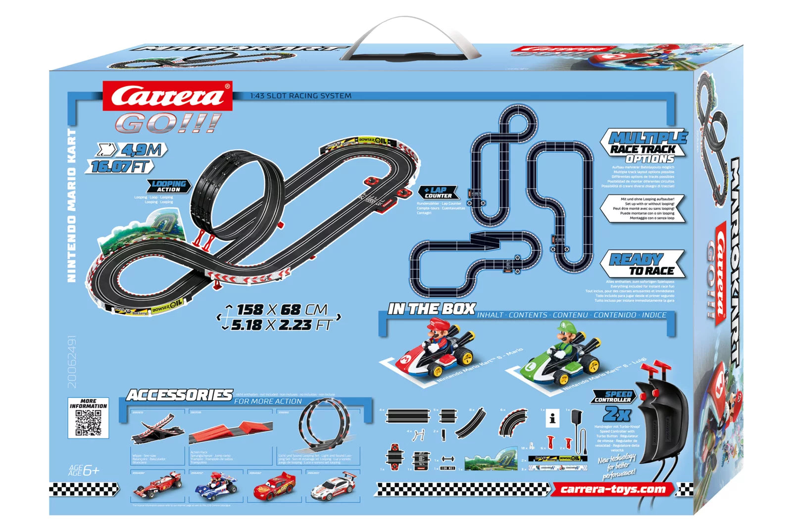 carrera-go-mario-kart-rennbahn-set-4-9-m-mit-looping image 2