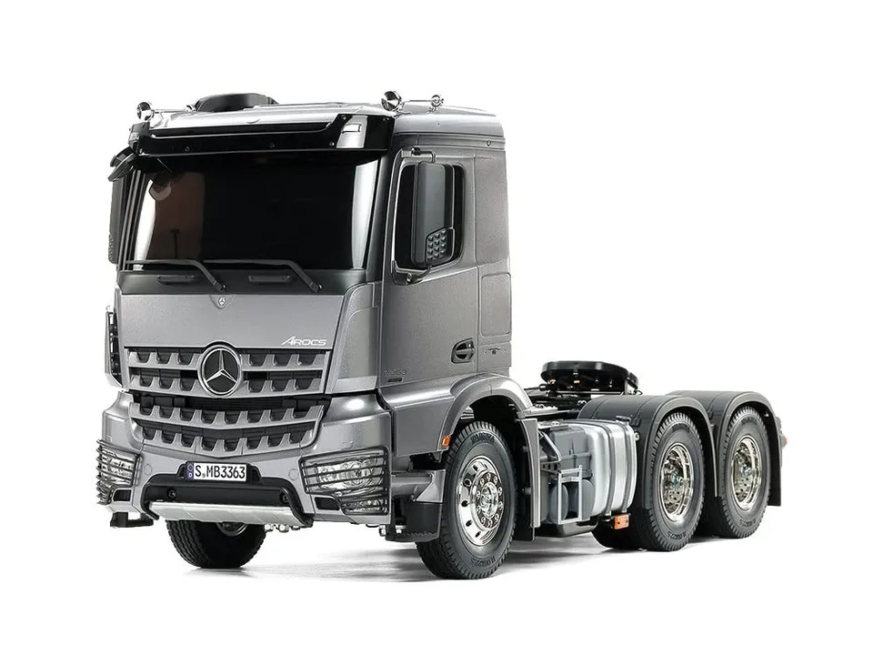 tamiya-56359-mercedes-arocs-3363-rc-truck-1-14-gun-metal image 1