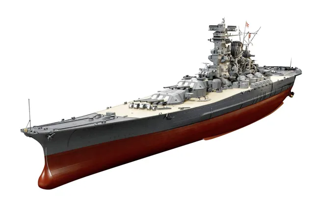 tamiya-78025-1-350-yamato-schlachtschiff-modellbausatz-76-cm image 1