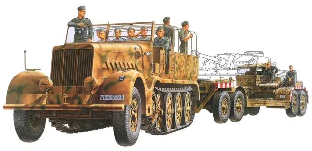 tamiya-sdkfz-9-famo-tieflader-1-35-bausatz-300035246 image 1