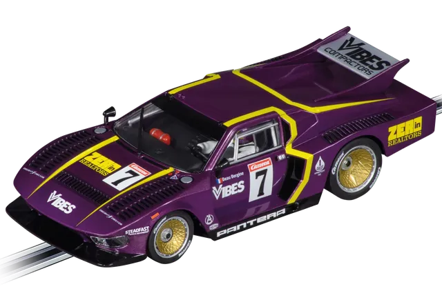 carrera-digital-132-de-tomaso-pantera-no-7-slotcar-violett image 1