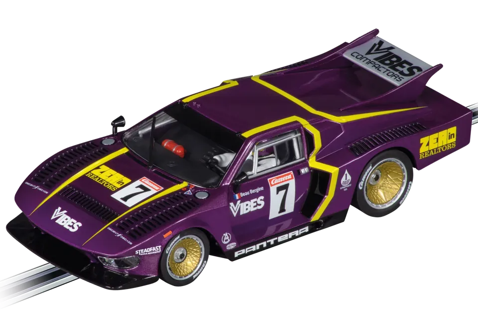 carrera-digital-132-de-tomaso-pantera-no-7-slotcar-violett image 1