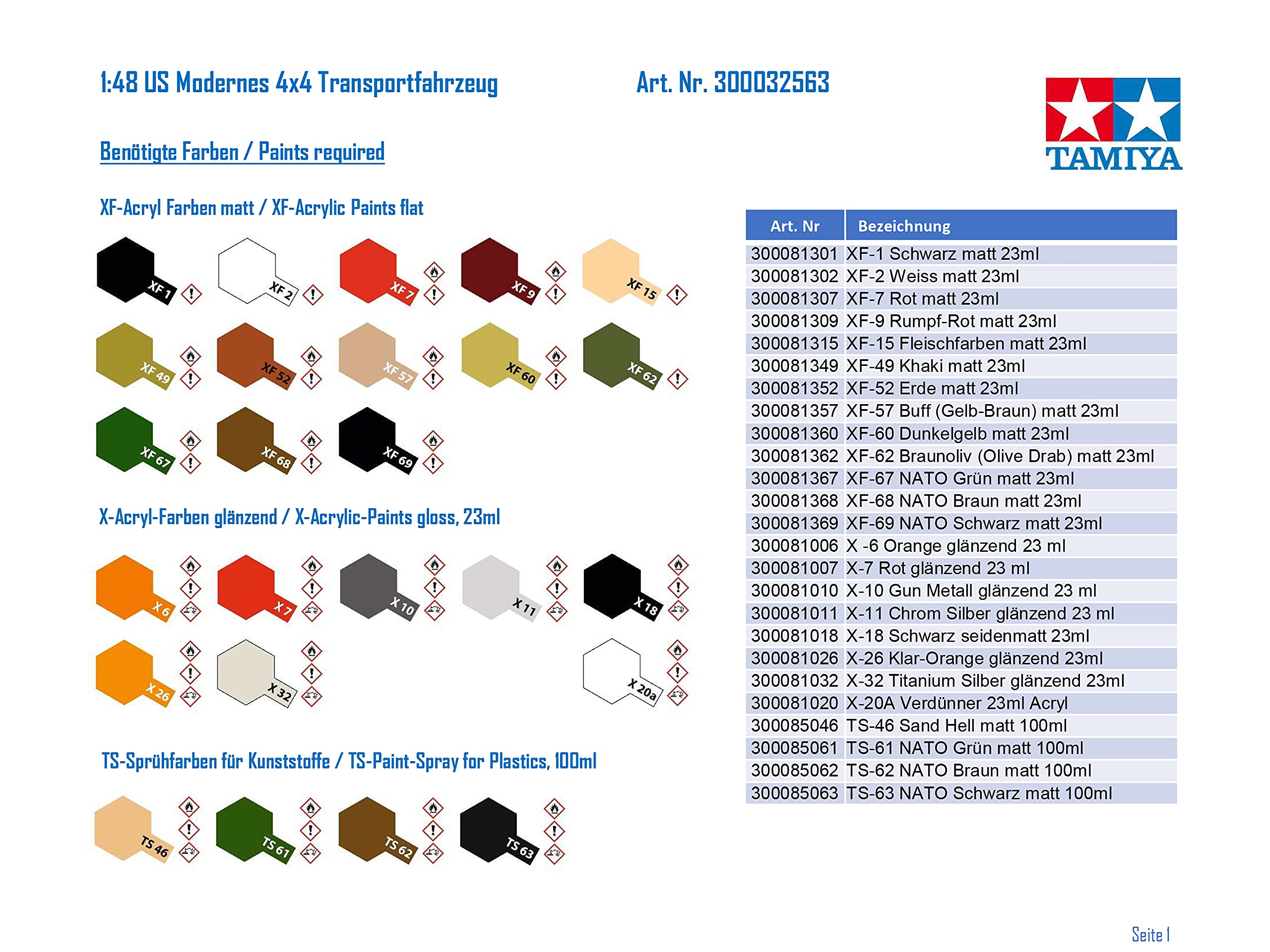 tamiya-static-models-32563-modellbausatz-1-48-us-4x4-transportfahrzeug image 2