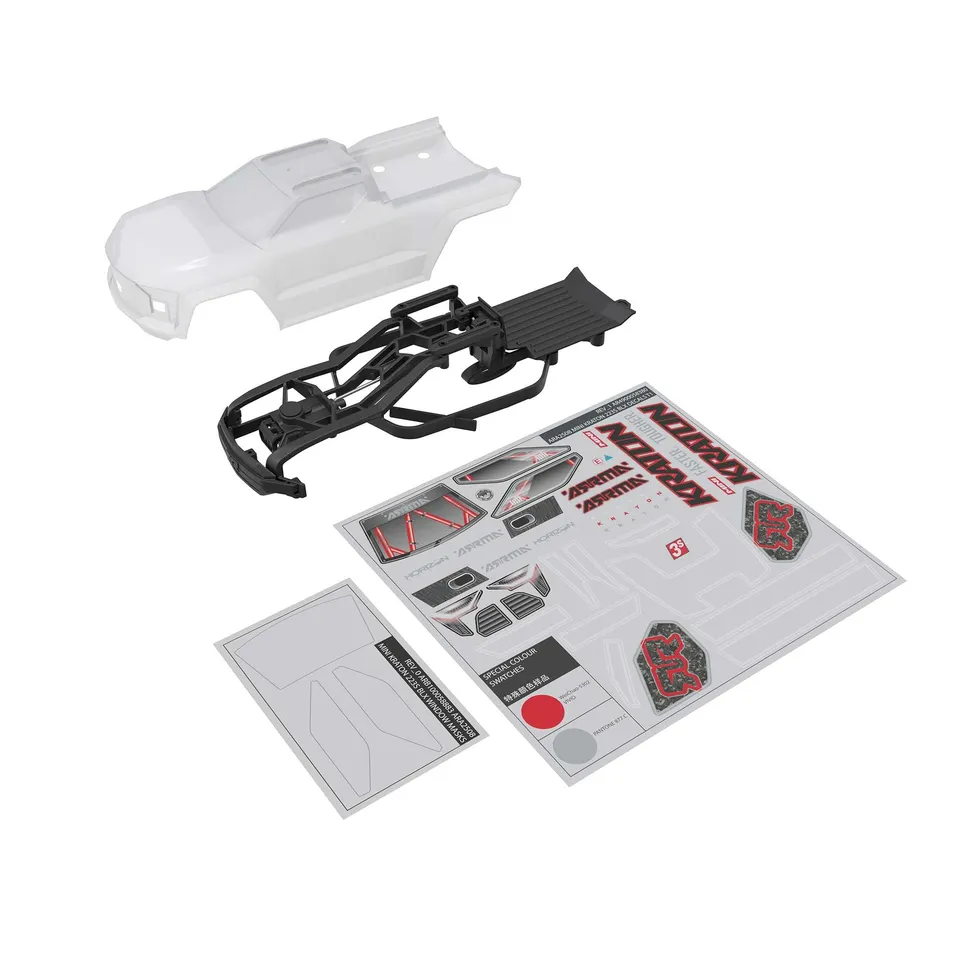 arrma-mini-kraton-body-clear-karosserie-unlackiert image 1