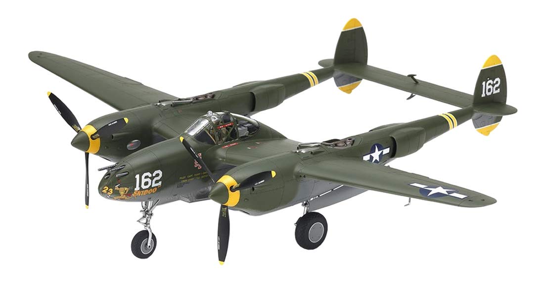 tamiya-static-models-1-48-p-38h-lightning-modellbausatz-unlackiert image 1