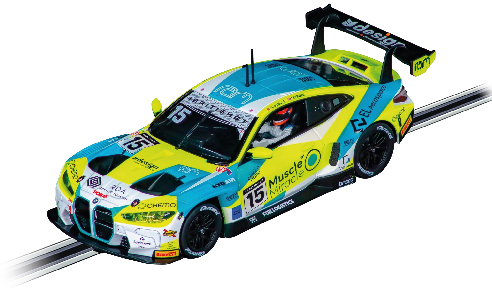carrera-digital-132-bmw-m4-gt3-ram-no-15-slotcar-1-32 image 1