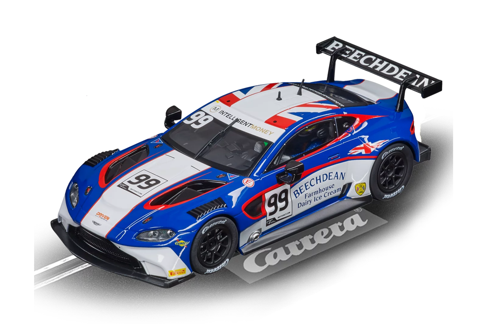 carrera-digital-132-aston-martin-vantage-gt3-slotcar-no-99 image 1