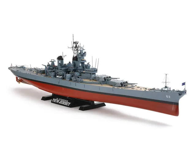 tamiya-new-jersey-bb-62-schlachtschiff-bausatz-1-350 image 1