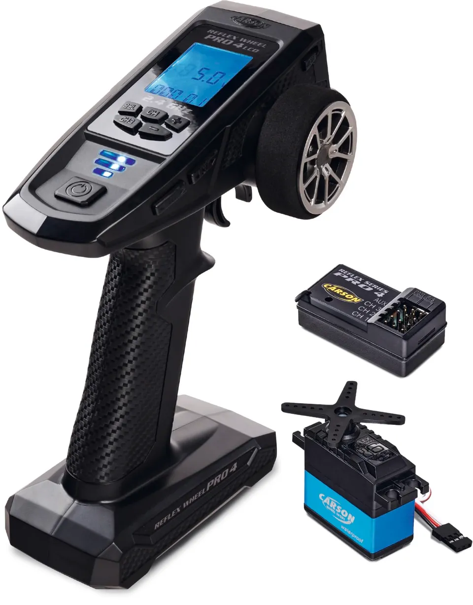 carson-fs-4k-reflex-wheel-pro-4-fernsteuerung-2-4ghz-lcd image 1