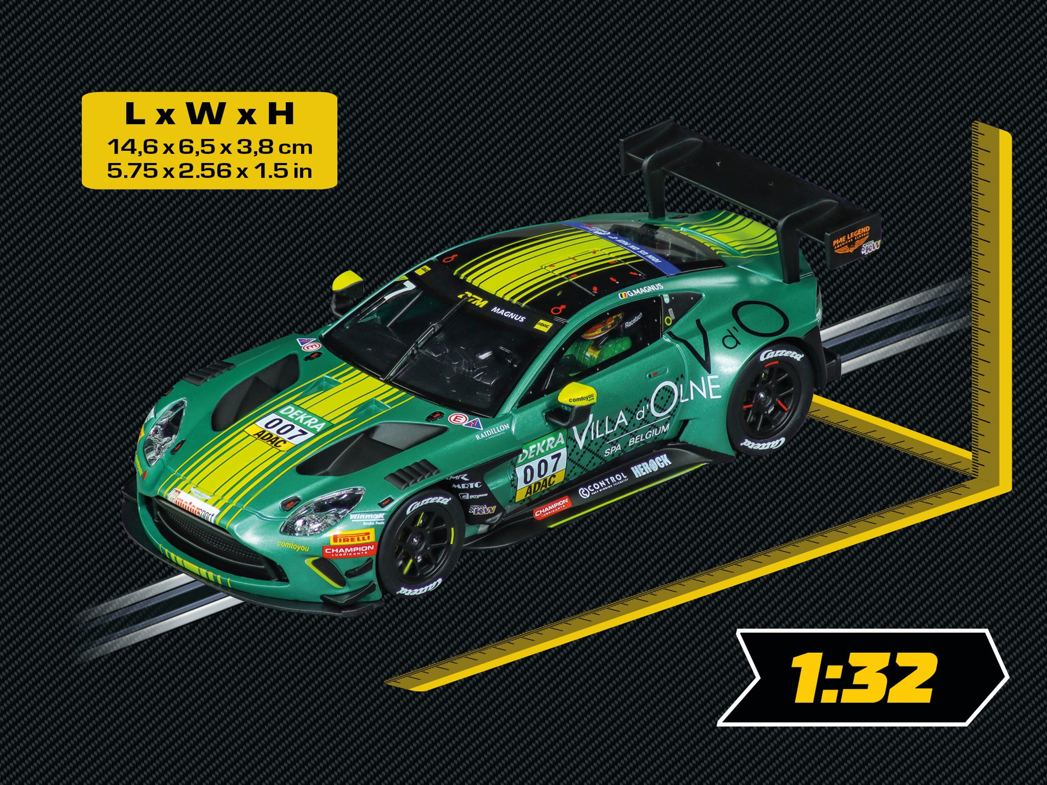 carrera-digital-132-aston-martin-vantage-gt3-slotcar-no-007-dtm-2025 image 3