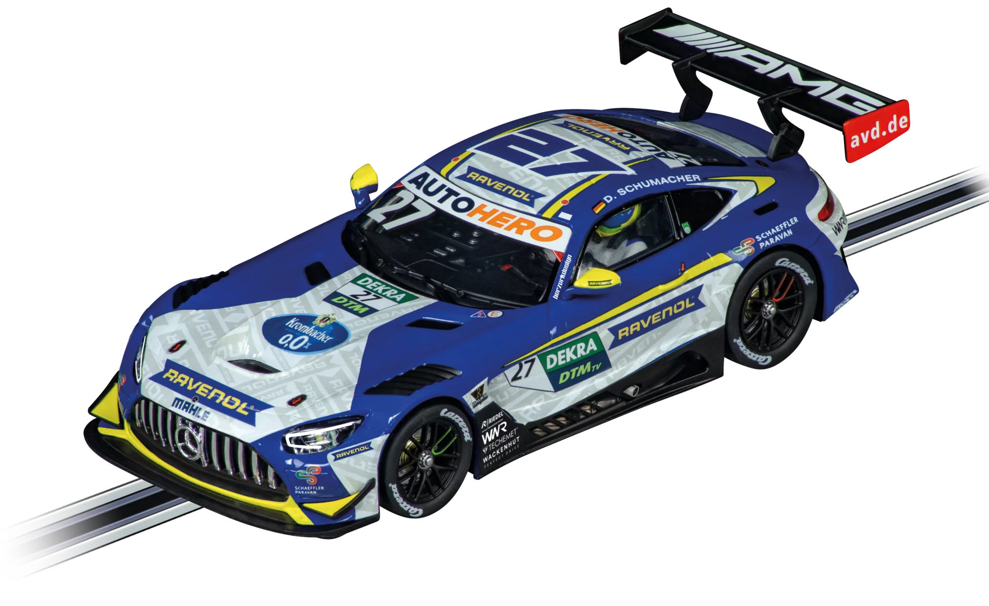 carrera-digital-132-mercedes-amg-gt3-evo-slotcar-no-27-dtm image 1