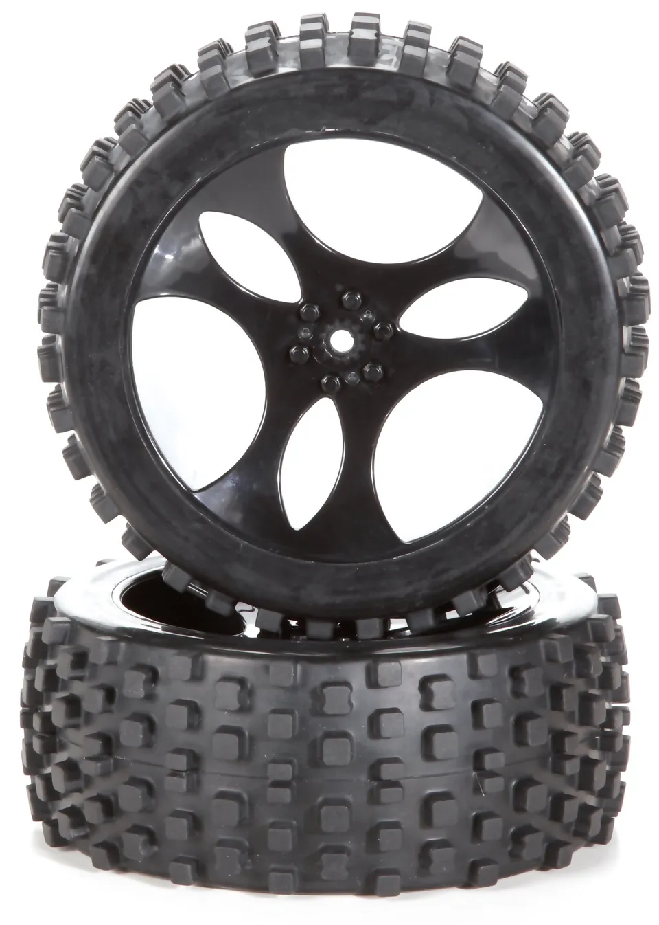 carson-500900095-dirt-attack-reifen-felgen-set-1-5-schwarz-2-st-ck image 1