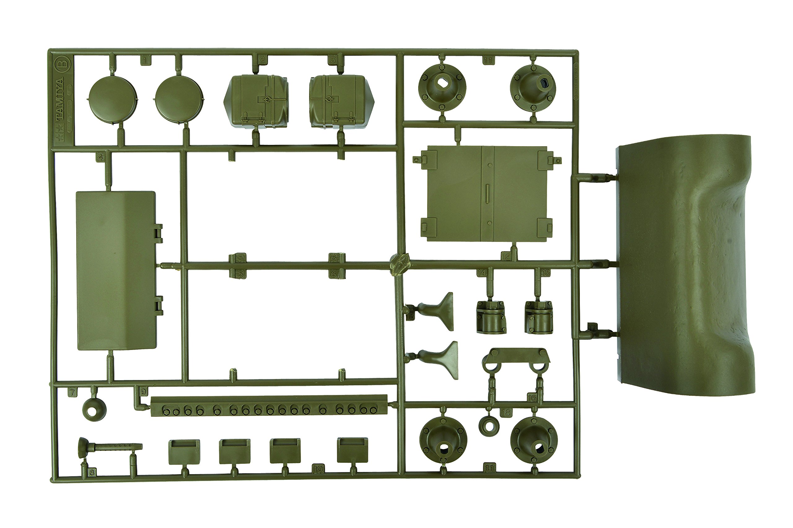 tamiya-300005838-b-teile-abdeckung-m4-sherman-56014 image 1