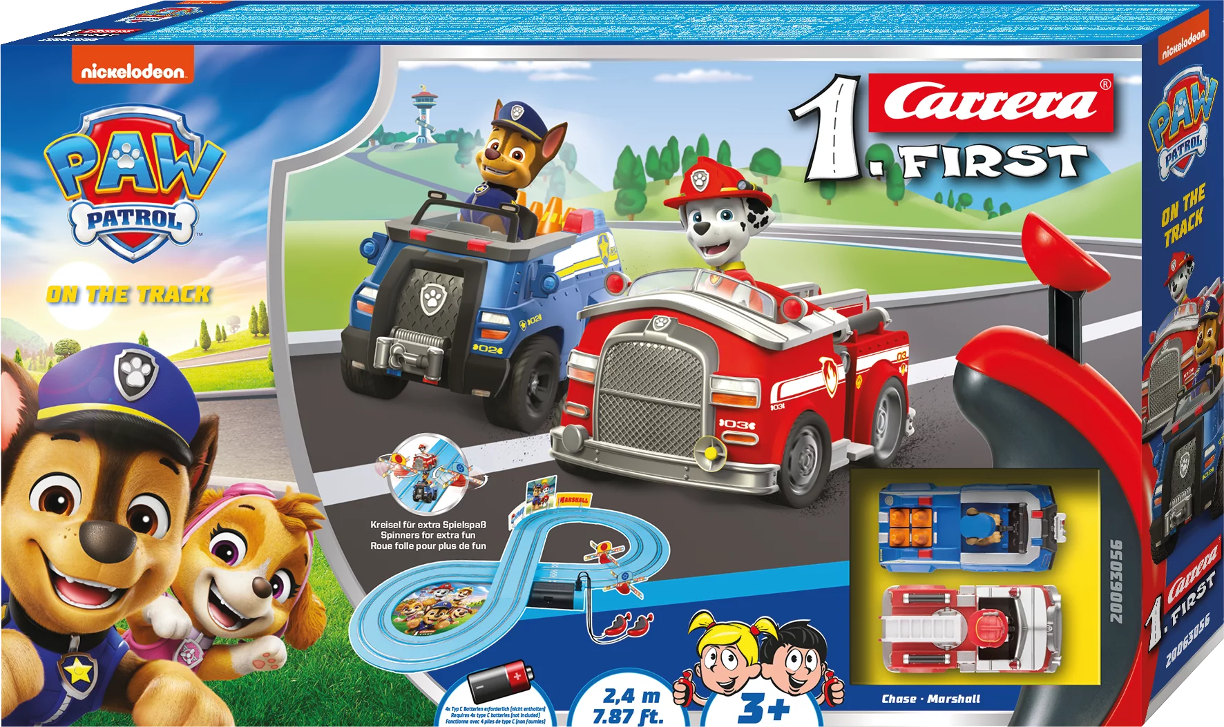carrera-first-paw-patrol-on-the-track-rennbahn-set-2-4-m image 1