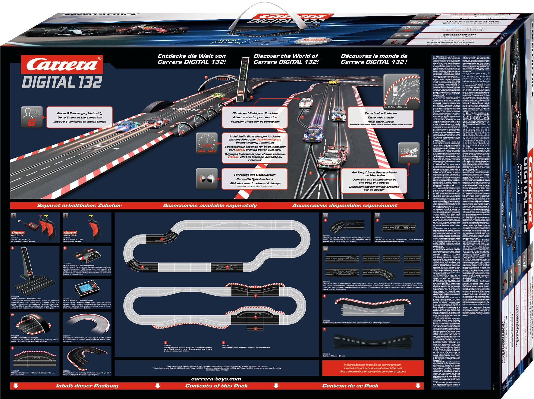 carrera-digital-132-speed-attack-rennbahn-set-ferrari-f1-wireless image 3