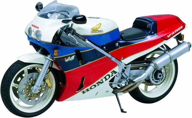 tamiya-300014057-honda-vfr-750r-motorrad-1-12-silber image 1