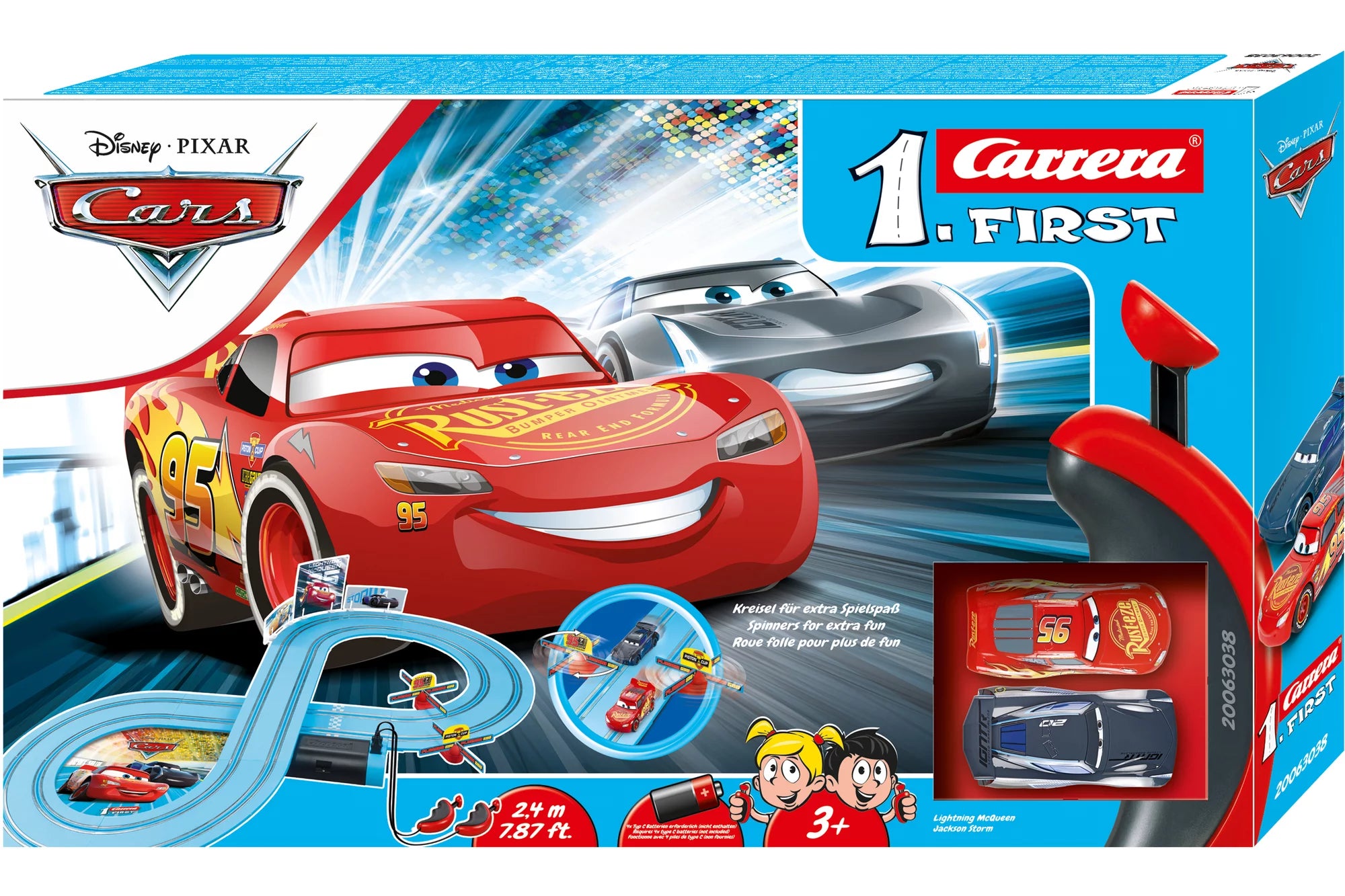 carrera-first-disney-pixar-cars-power-duell-rennbahn-2-4m image 1