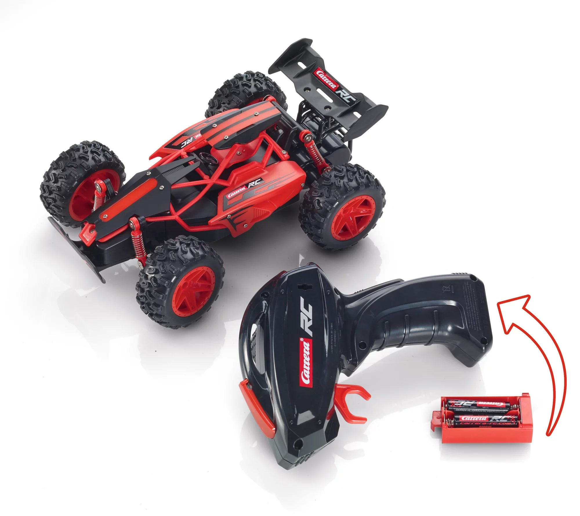 carrera-rc-buggy-adventskalender-2-0-rc-auto-1-18-rot-schwarz image 6
