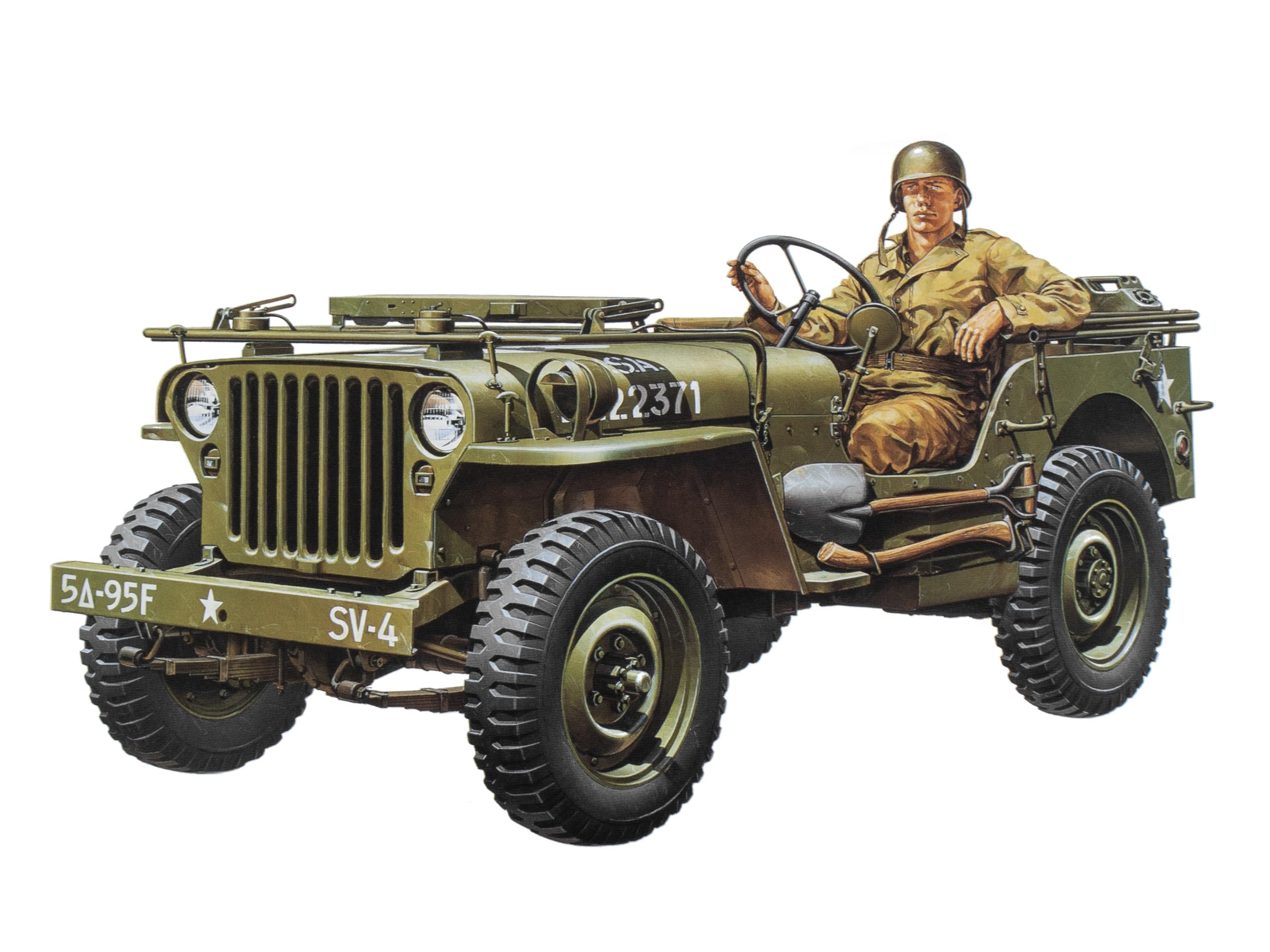 tamiya-us-jeep-willys-mb-bausatz-1-35-modell-35219 image 1
