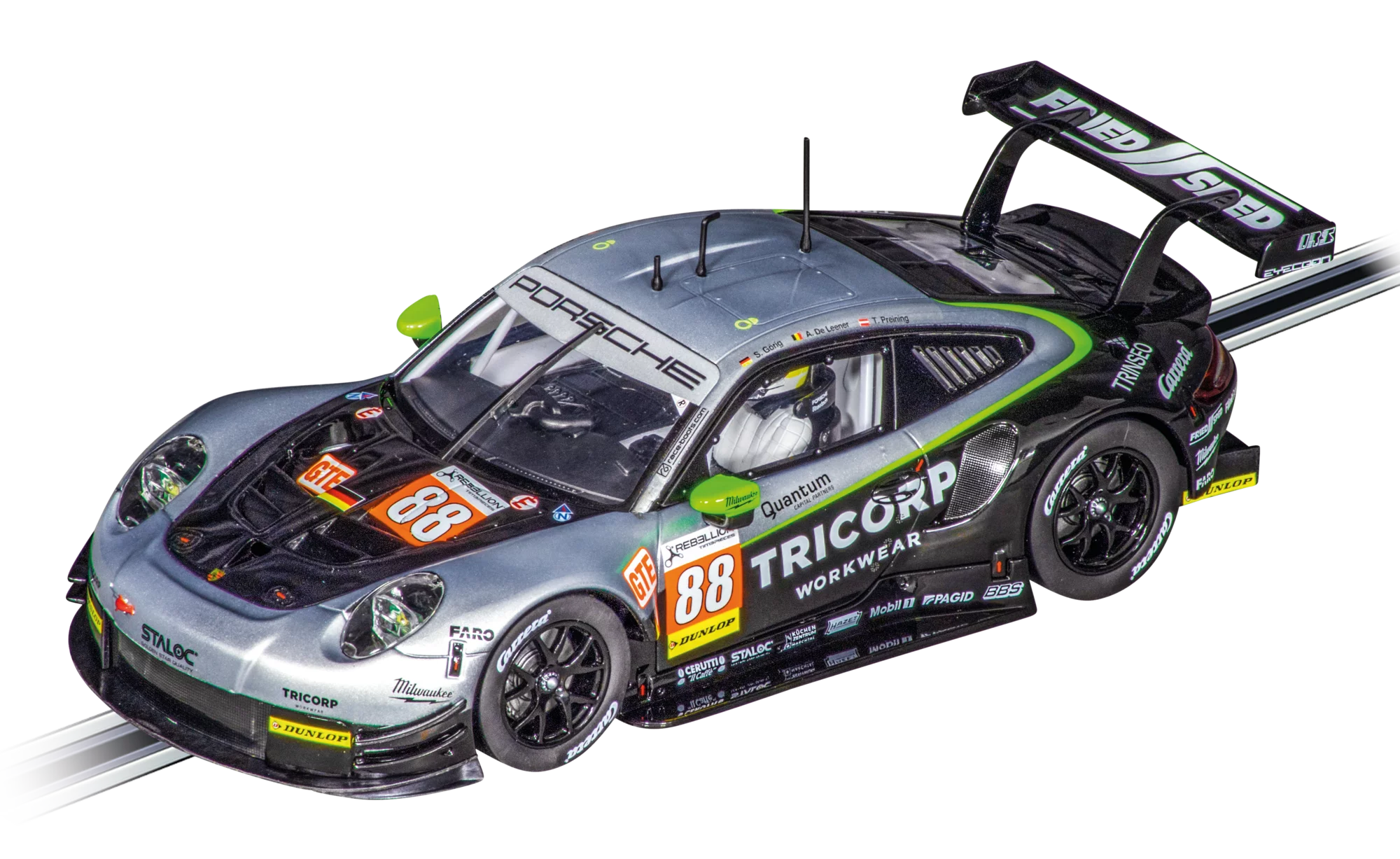 carrera-digital-132-porsche-911-rsr-slotcar-no-88 image 1