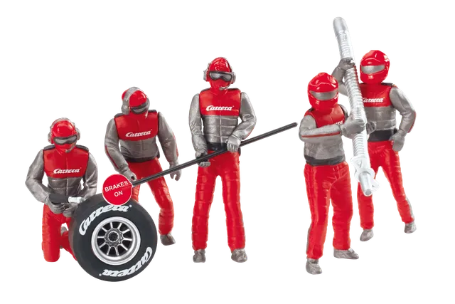carrera-digital-132-mechaniker-figuren-set-5-teilig-rot image 1
