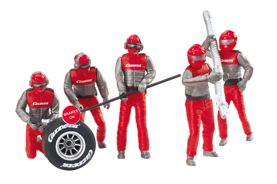 carrera-digital-132-mechaniker-figuren-set-5-teilig-rot image 1