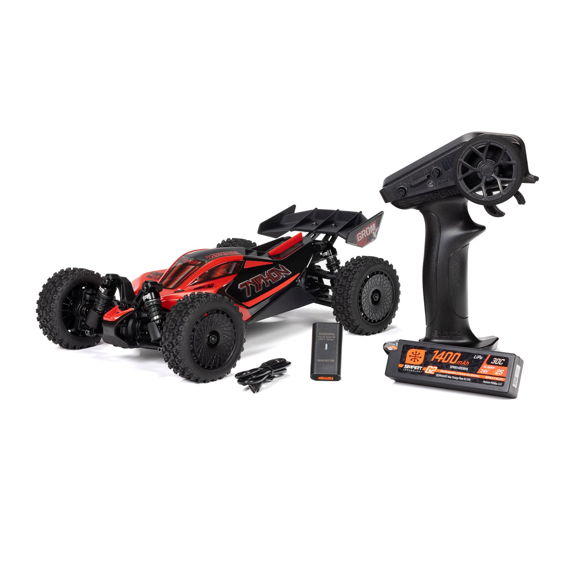 arrma-typhon-grom-223s-buggy-1-14-rtr-brushless-rot image 1