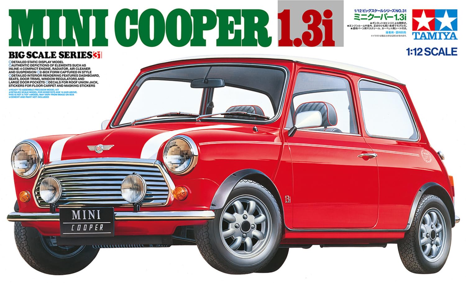 tamiya-12031-rover-mini-cooper-1-3i-1-12-modellbausatz-auto image 1