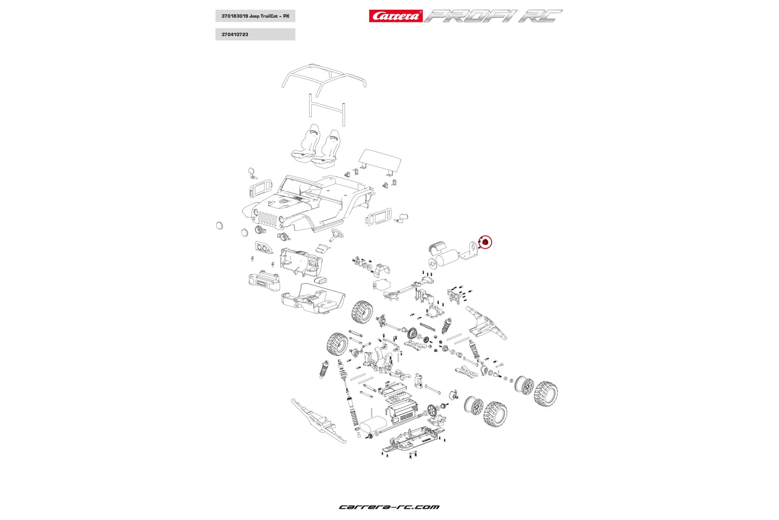 carrera-profi-rc-hauptzahnrad-ritzel-ersatzteil-rc-auto image 1
