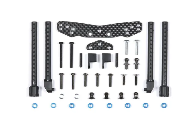 tamiya-r-c-models-carbon-d-mpferbr-cke-tt-01e-tuningteil-hinten image 1