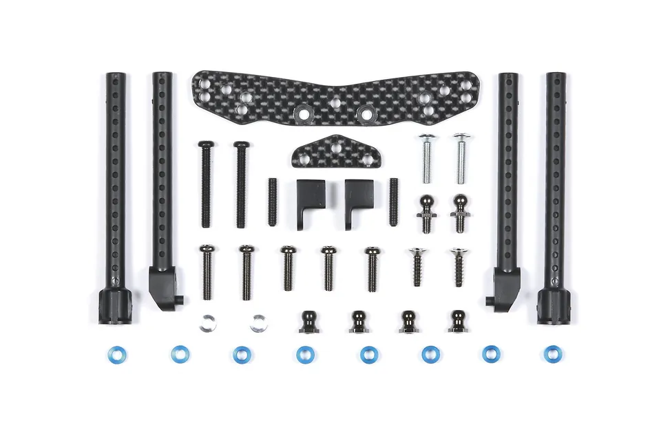 tamiya-r-c-models-carbon-d-mpferbr-cke-tt-01e-tuningteil-hinten image 1