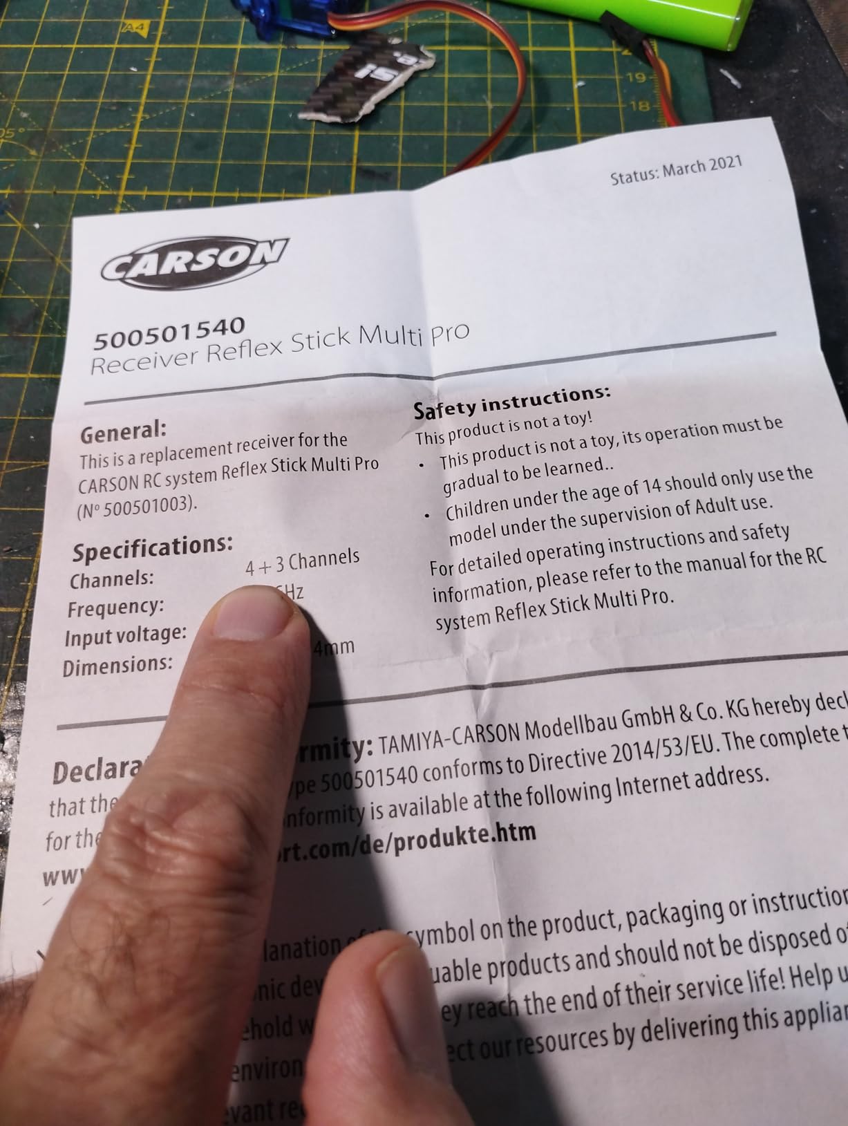 Passt sofort