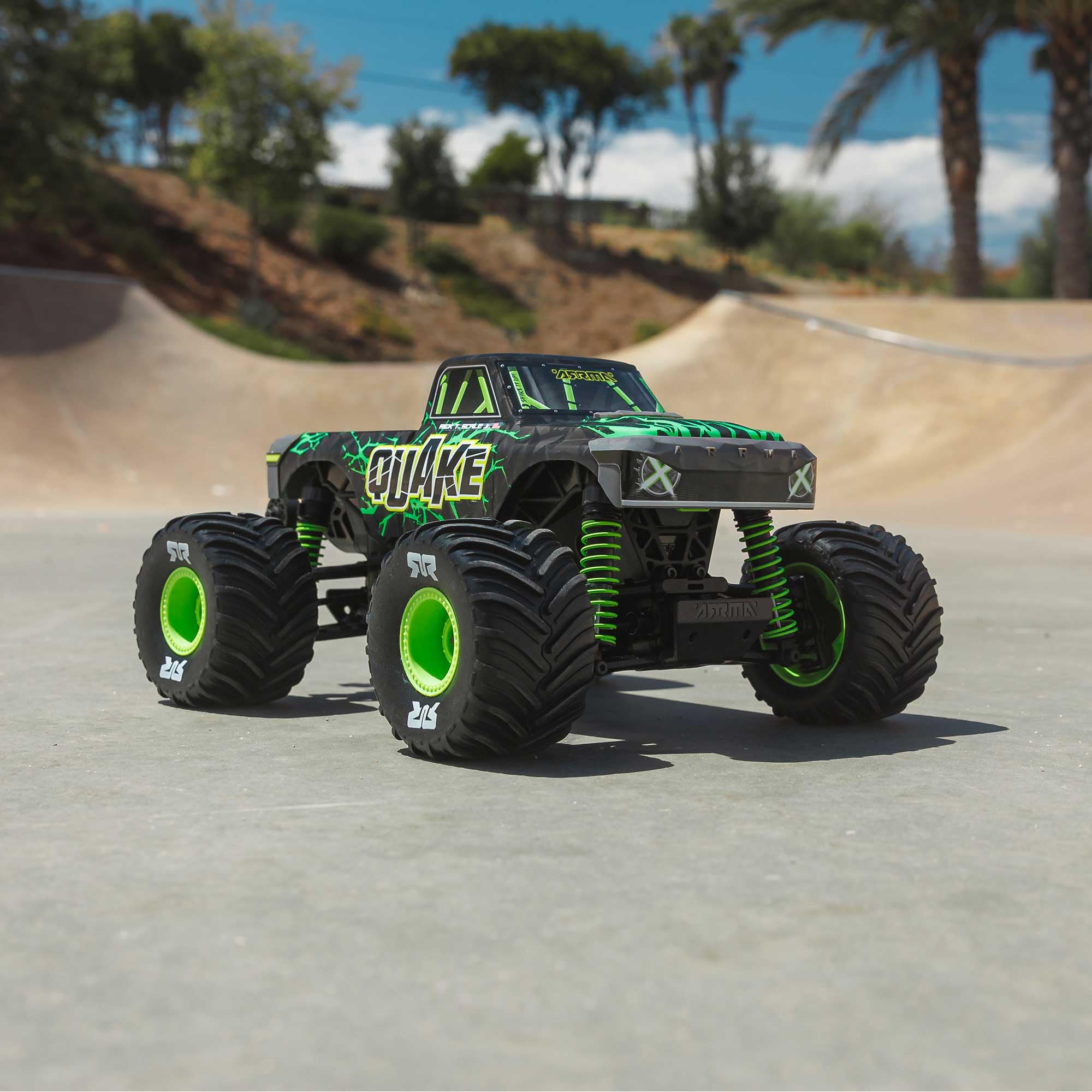 arrma-grom-quake-1-16-monster-truck-rtr-4x4-2s-gr-n image 2
