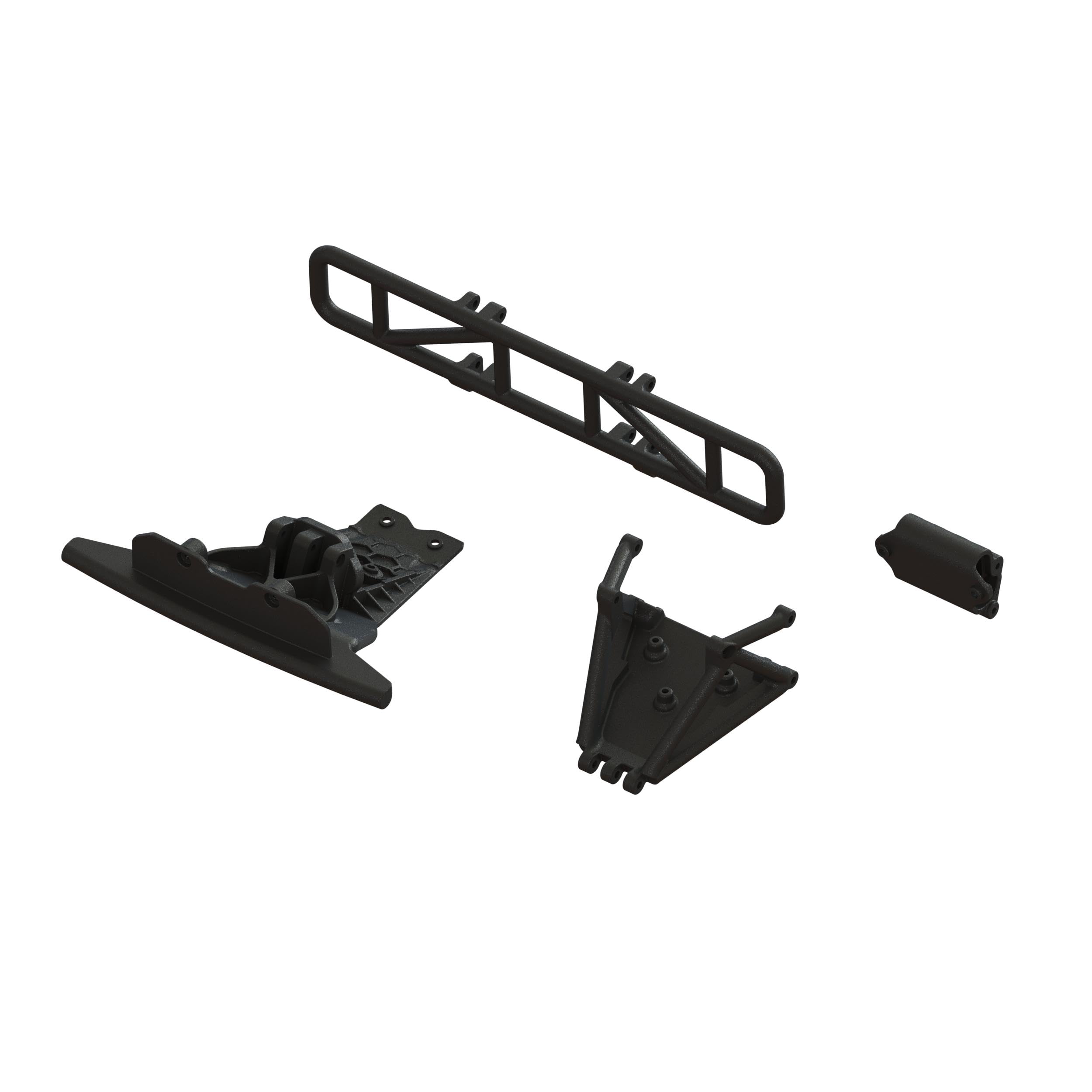 arrma-kraton-lower-skid-bumper-set-schwarz-ara-1577 image 1